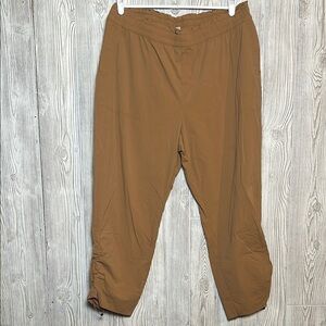 Columbia Women’s Inland City Joggers Caramel Tan Brown Size XL